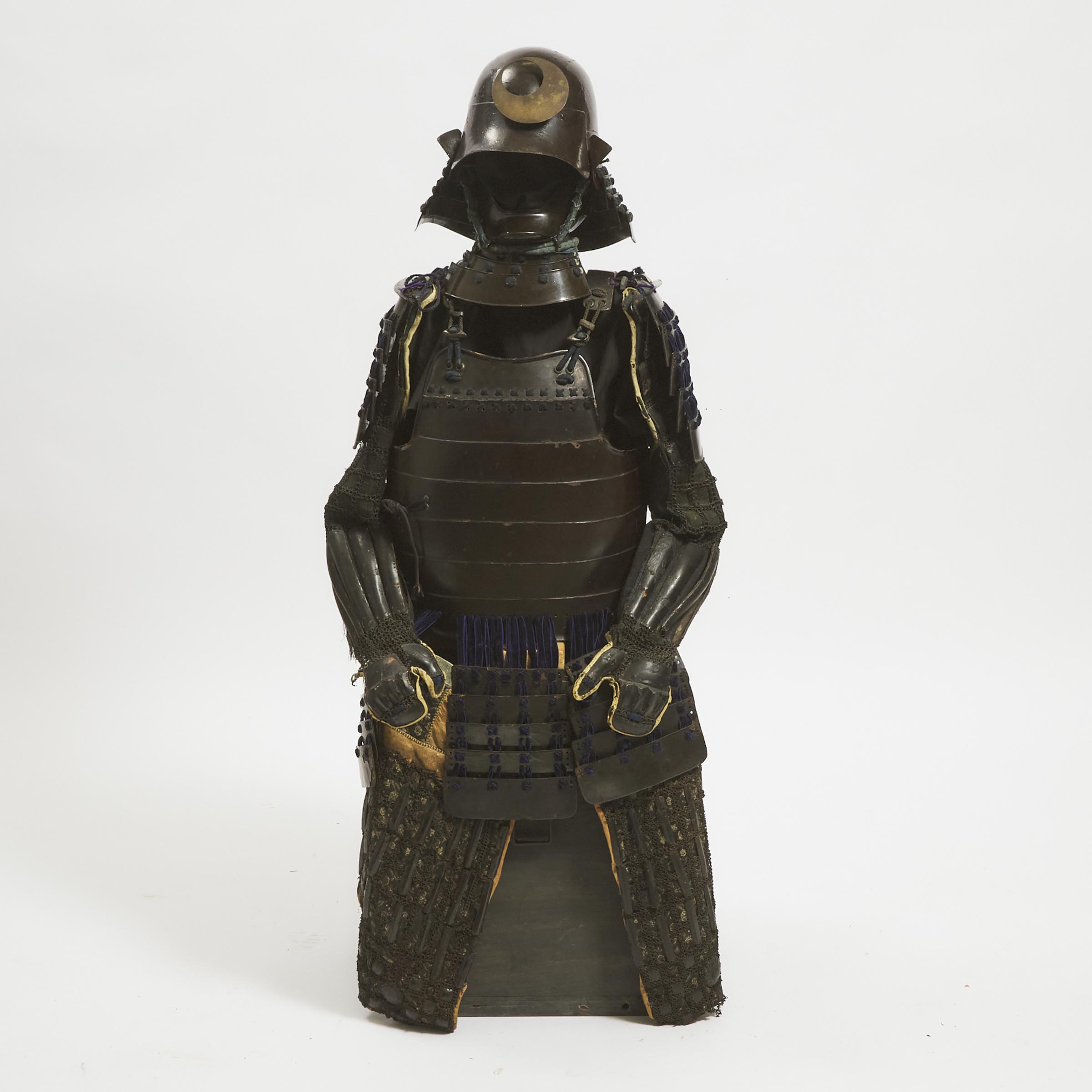 Appraisal: A Suit of Samurai Armour Tetsu Kuro Urushi Okegawa Nimai