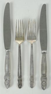 Appraisal: Princess Ingrid Sterling Flatware Pieces American th century including twelve