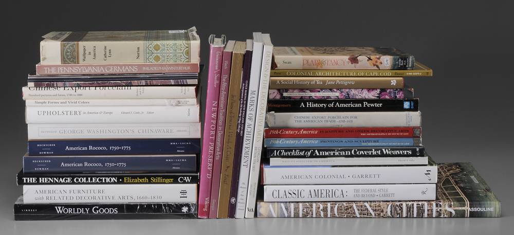 Appraisal: Thirty-Five Books Decorative Arts Architecture History and Related detailed listing