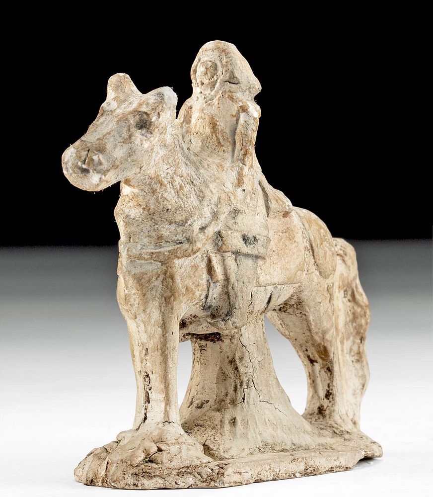 Appraisal: th C European Pottery Horse and Rider Europe Western Europe