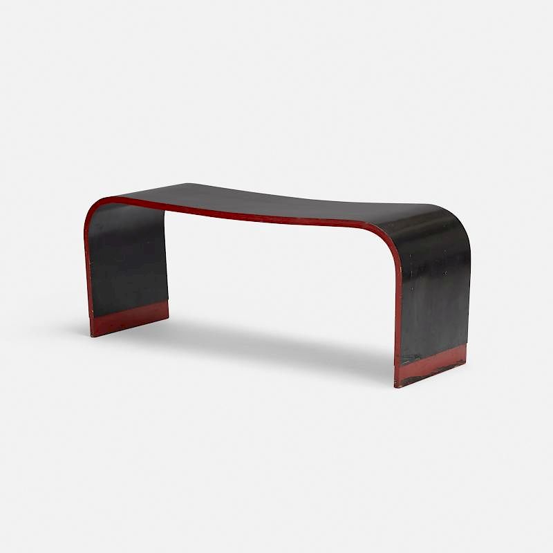 Appraisal: Marcello Piacentini attribution bench Marcello Piacentini attribution bench Italy c