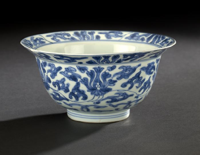 Appraisal: Good Chinese Blue and White Porcelain Bowl Xianfeng Reign -