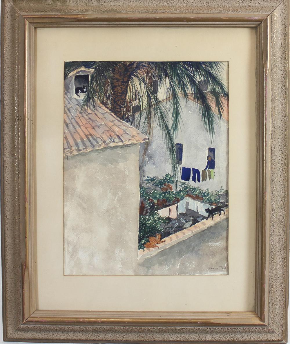 Appraisal: AGNES GABRIELLE TAIT New York New Mexico - watercolor on