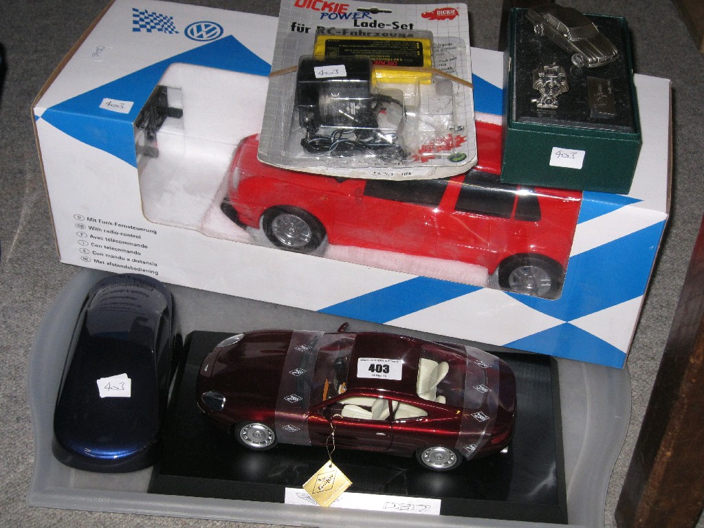 Appraisal: Tray lot of model cars and a limited edition Vauxhall