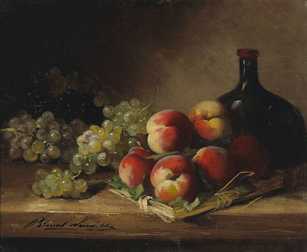 Appraisal: Alfred Arthur Brunel de Neuville French - A still life