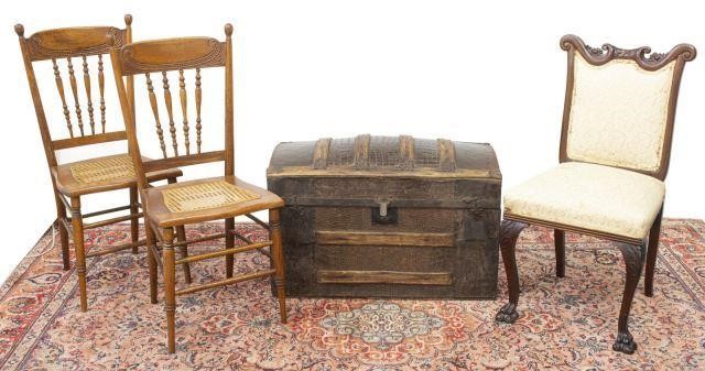 Appraisal: lot of Furniture late th early th c including American