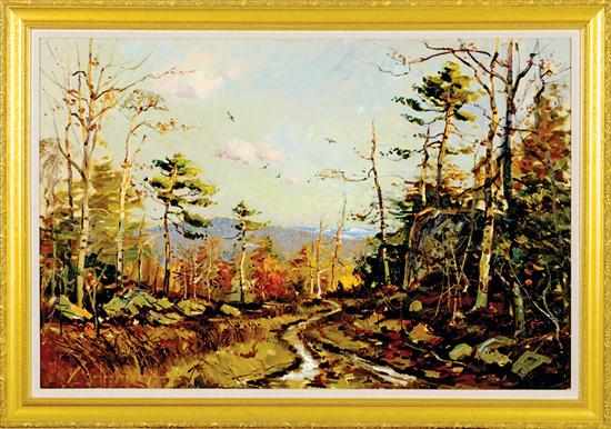 Appraisal: Wayne Beam Morrell Massachusetts b EARLY AUTUMN NEAR STOWE VERMONT