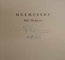 Appraisal: Henson Bill Mnemosyne thick quarto col and b w plates