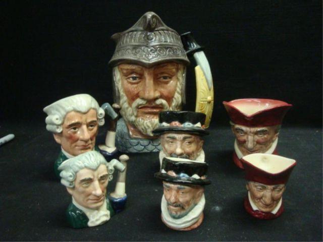 Appraisal: ROYAL DOULTON Gladiator Williamsburg Apothecary Beefeater and Cardinal in various