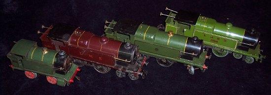 Appraisal: A quantity of Hornby clockwork locomotives LMS LNER GWR and