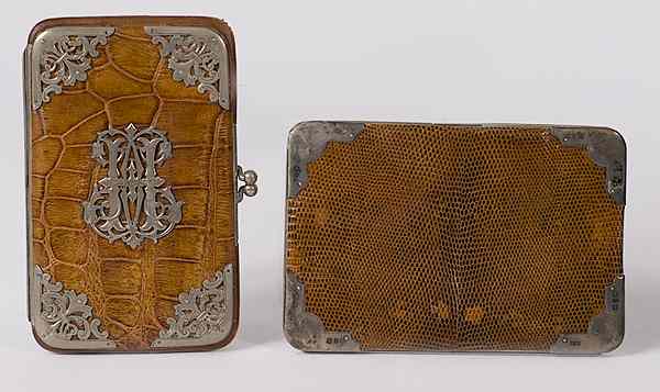 Appraisal: Alligator and Lizard Coin Purses English and French an alligator