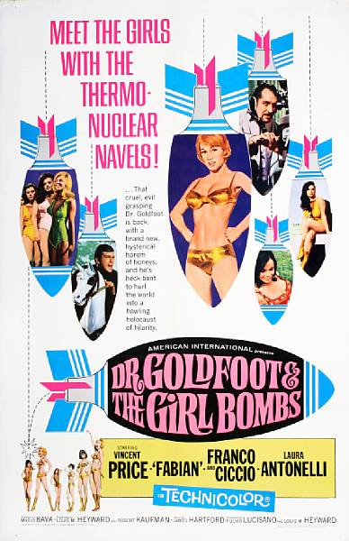 Appraisal: Doctor Goldfoot amp the Girl Bombs Allied Artists one-sheet condition