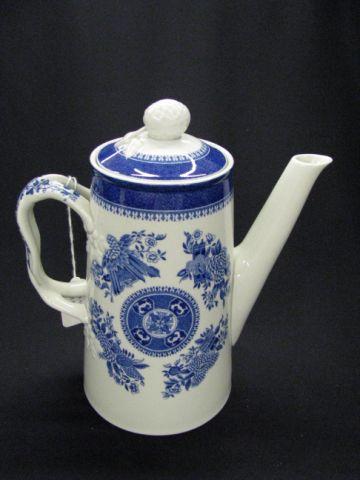 Appraisal: Copeland Spode Fitzhugh Porcelain Coffeepot