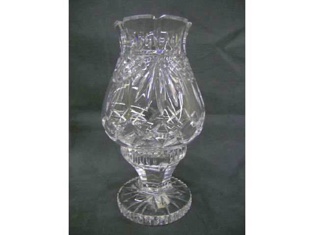 Appraisal: Waterford Penrose Hurricane Lamp approximately tall in box