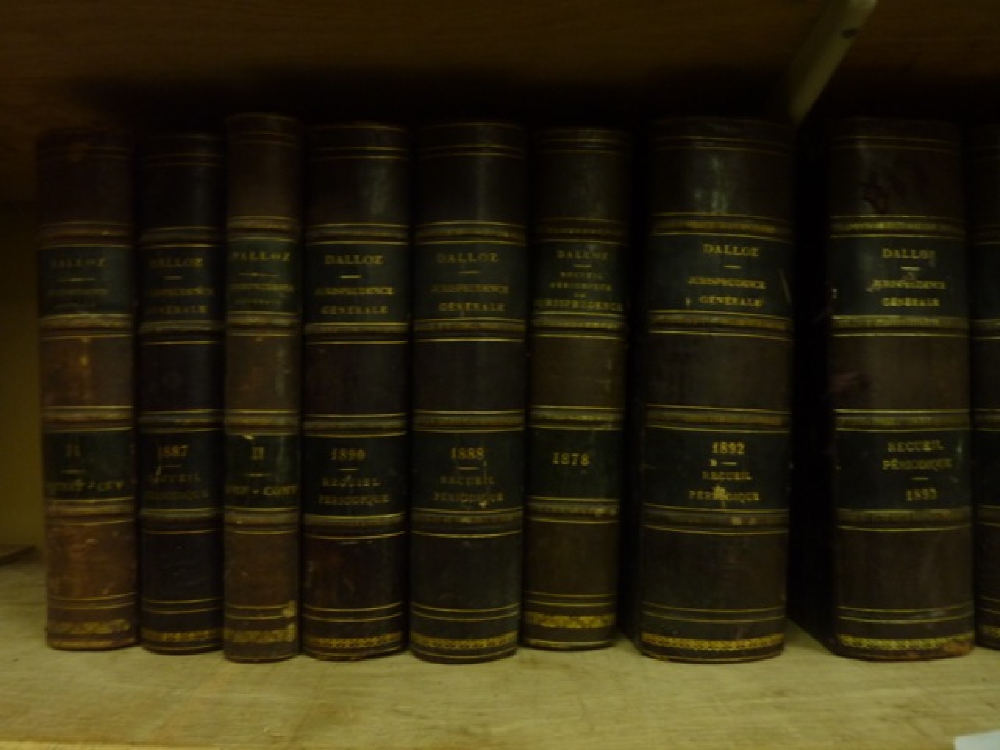 Appraisal: A collection of th century French law books all leather