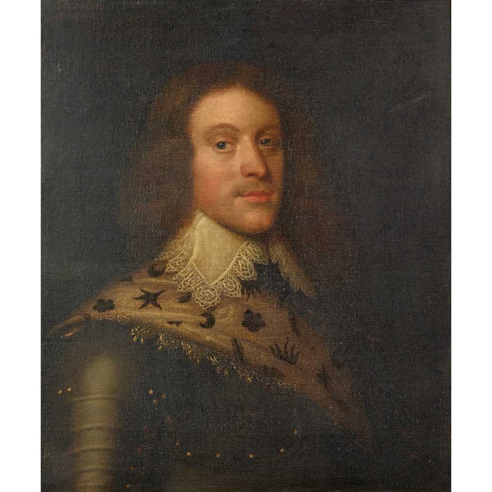 Appraisal: FOLLOWER OF GEORGE JAMESONE HALF LENGTH PORTRAIT OF WILLIAM LORD