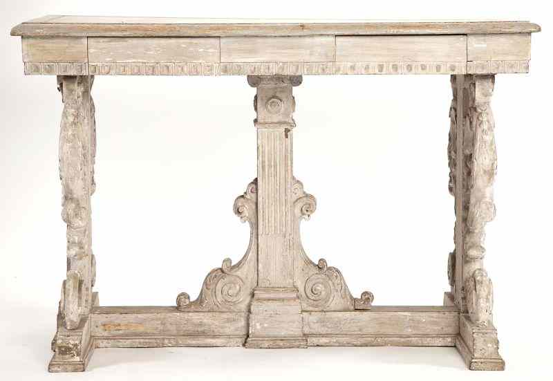 Appraisal: French Neoclassical Style Writing Deskcirca carved and painted surface ivory