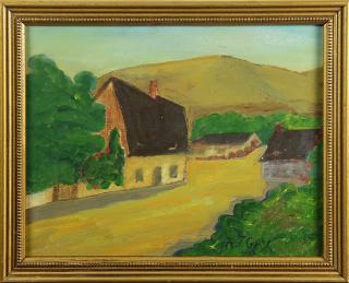 Appraisal: Painting August Gay August Gay American - California Ranch House