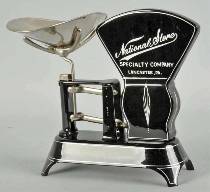 Appraisal: Black Silver National Store Scale Description Operates like new Condition