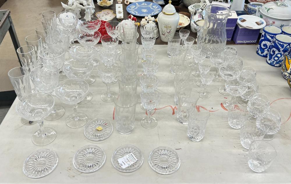 Appraisal: -PIECE GERMAN CRYSTAL TABLE SERVICE -Piece German Crystal Table Service