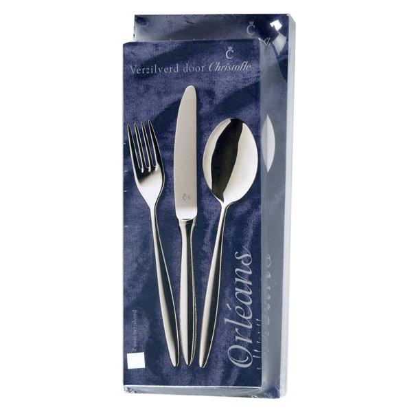 Appraisal: CHRISTOFLE Orleans six-piece silver-plated flatware for twelve in original boxes