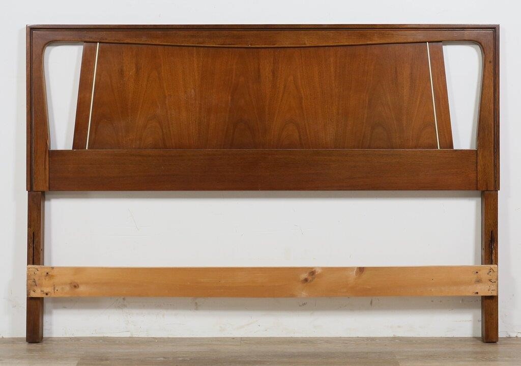 Appraisal: Mid Century Modern Kent Coffey Forum headboard American th century