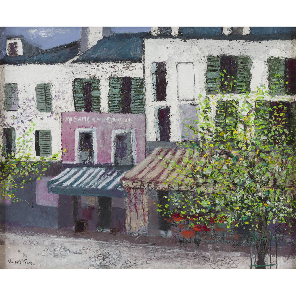 Appraisal: VALERIE FRASER R S W SCOTTISH B PARISIAN STREET SCENE