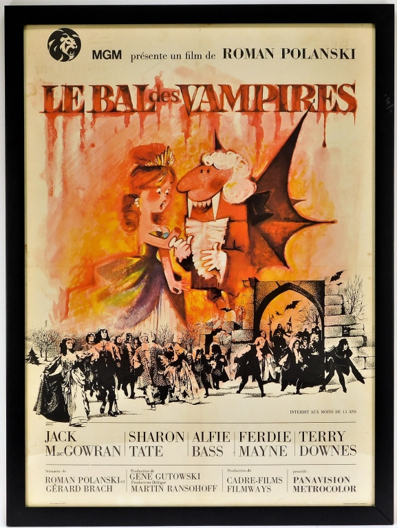 Appraisal: ROMAN POLANSKI LE BAL DES VAMPIRES MOVIE POSTER France French