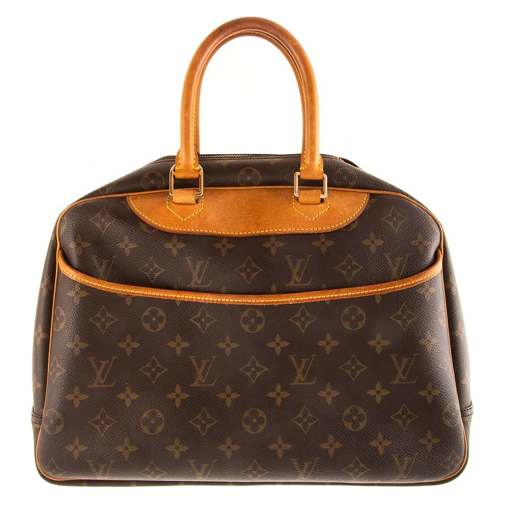 Appraisal: A Louis Vuitton Monogram Deauville A brown and tan Monogram