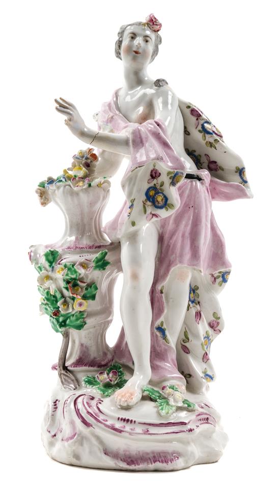 Appraisal: Sale Lot An English Porcelain Figure th century depicting Flora