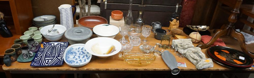 Appraisal: Collection of Assorted Ceramic Glass and Other Table Articles