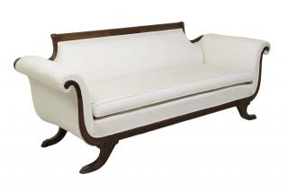 Appraisal: AN AMERICAN EMPIRE STYLE MAHOGANY SOFA AN AMERICAN EMPIRE STYLE