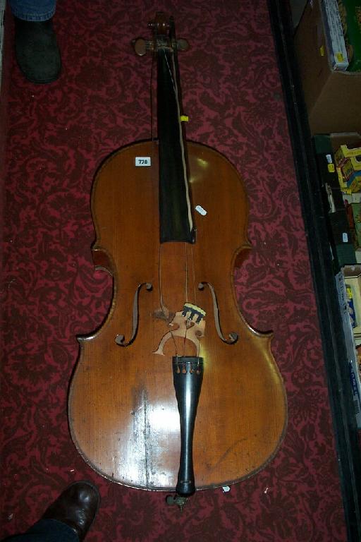 Appraisal: A th century cello and bow -