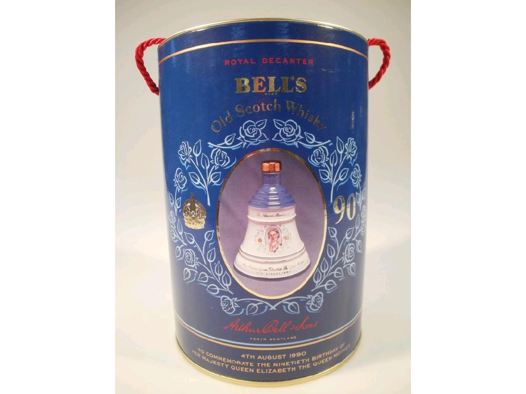 Appraisal: A Bells Scotch whisky commemorative decanter - The th Birthday