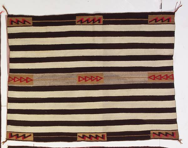 Appraisal: A Navajo chief's pattern weaving Woven in a second phase