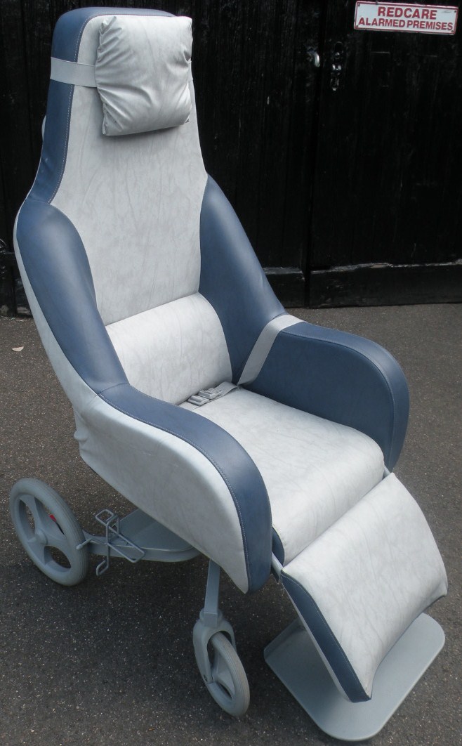 Appraisal: An Attend mobility chair with plastic and metal mounts of