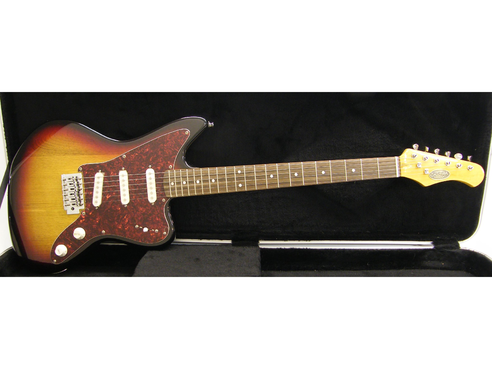 Appraisal: Stagg M -SB Vintage Series electric guitar sunburst finish electrics