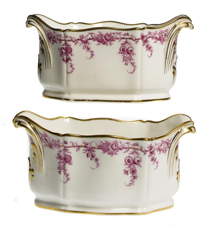 Appraisal: A PAIR OF COALPORT VASES after a S vres cuvette