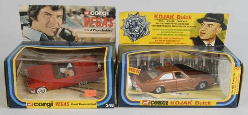 Appraisal: Lot of Corgi TV Character Vehicle Toys Description English Includes