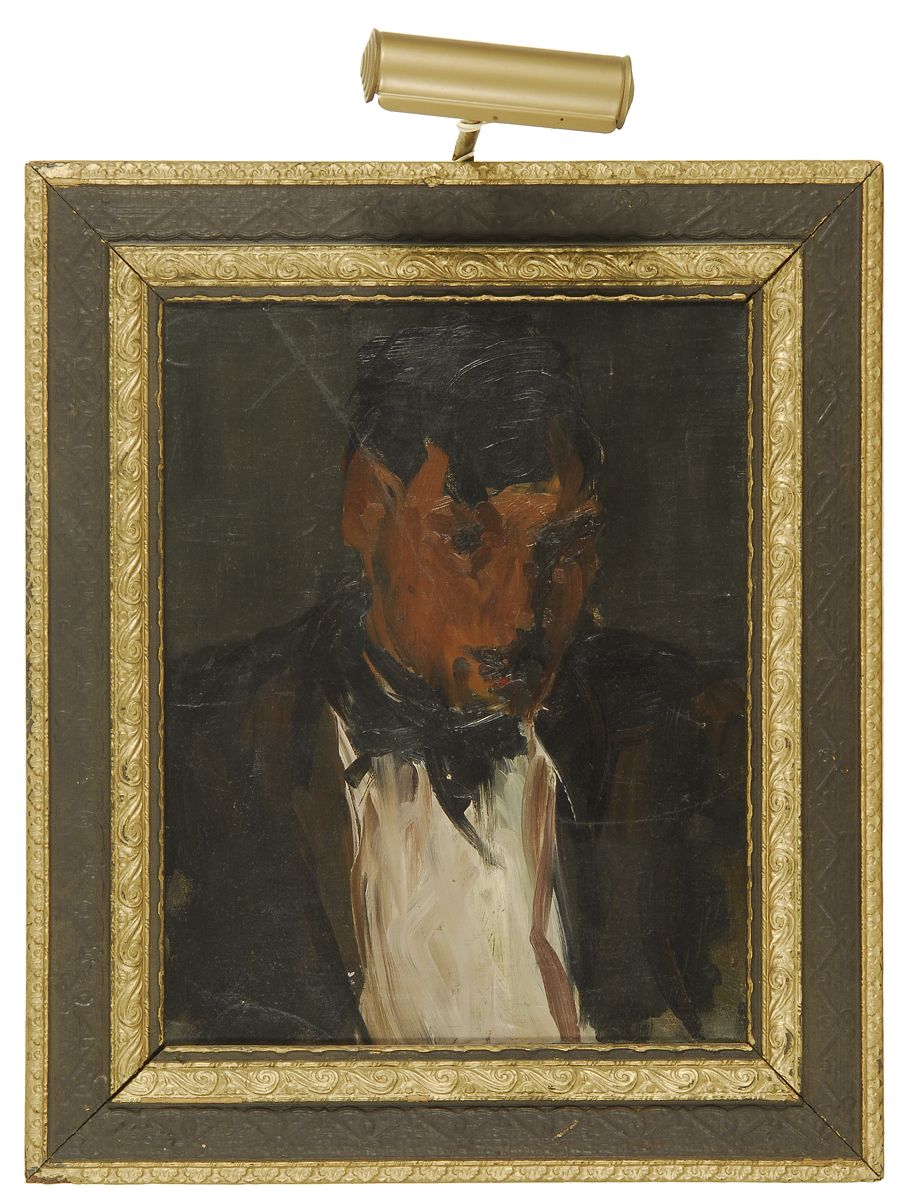 Appraisal: LUCIE BAYARDAmerican b Portrait of Robert Henri Unsigned Painted circa