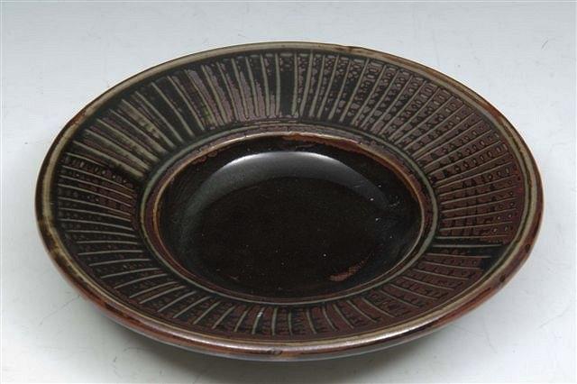 Appraisal: A MICHAEL CARDEW ABUJA DISH with incised potter's mark and