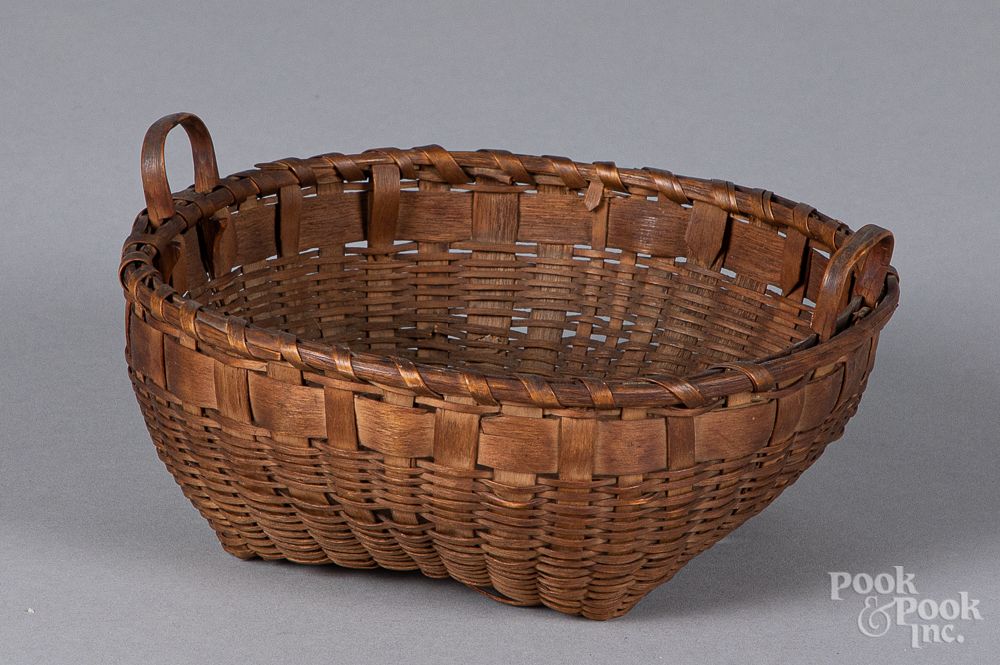 Appraisal: Delicate New England basket th c Delicate New England basket