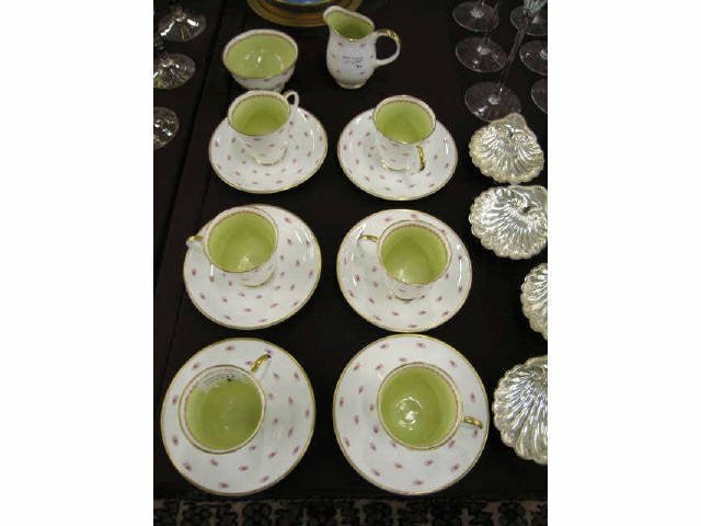 Appraisal: Set of Susie Cooper Bone China Cups Saucers with matching