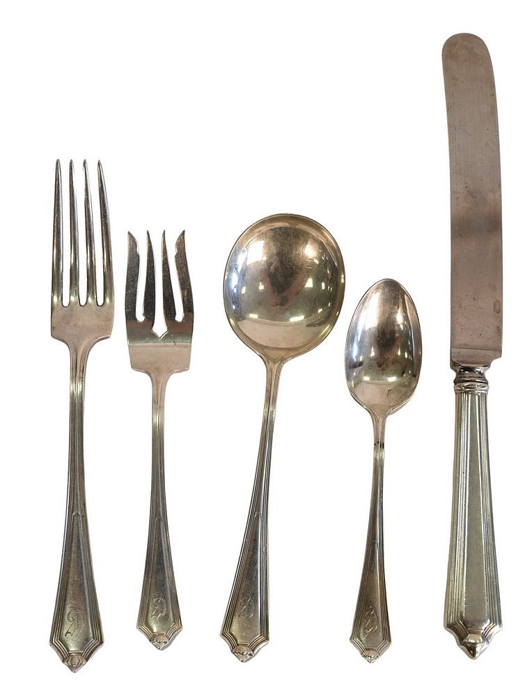 Appraisal: Gorham Sterling Silver Flatware Set for plus two English fish