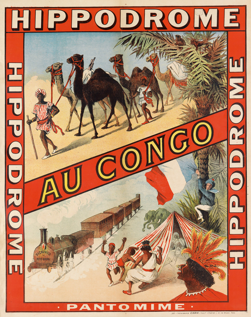 Appraisal: JULES CH RET - HIPPODROME AU CONGO Circa x inches