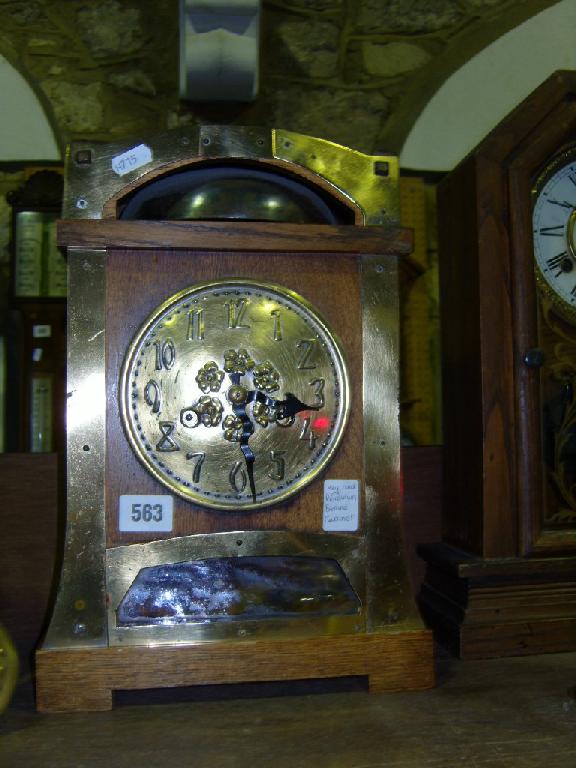 Appraisal: A late th century German mantle clock in an Art