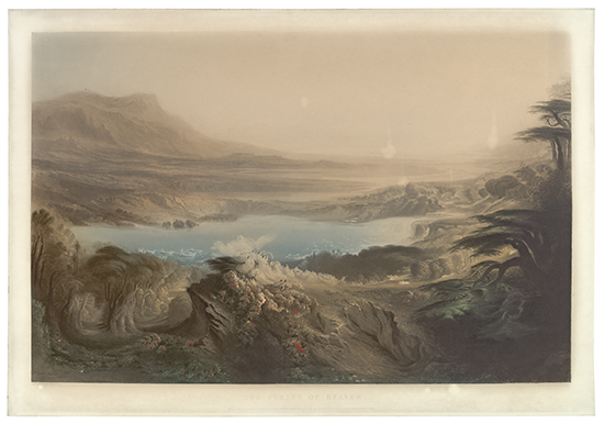 Appraisal: MOTTRAM CHARLES The Plains of Heaven Fine hand-colored engraved print