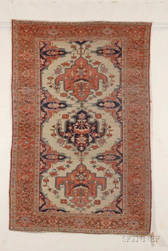 Appraisal: Sarouk Rug West Persia late th early th century even