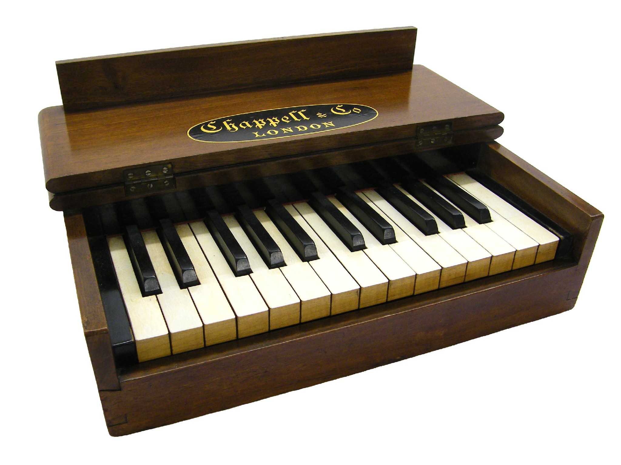 Appraisal: A dummy keyboard by Chappell Co London late th century