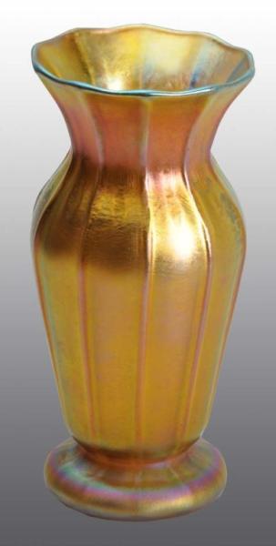 Appraisal: Art Glass Vase Description Beautiful iridescence No damage or repairs